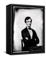 Abraham Lincoln, 16th U.S. President-Science Source-Framed Stretched Canvas