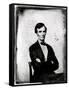 Abraham Lincoln, 16th U.S. President-Science Source-Framed Stretched Canvas