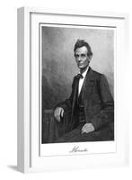 Abraham Lincoln (1809-186), US President, 1860-T Cole-Framed Giclee Print