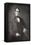 Abraham Lincoln, 1809 – 1865, 16th President of the United States of America-null-Framed Stretched Canvas