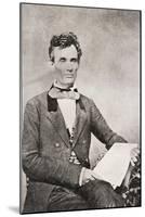 Abraham Lincoln, 1809 – 1865, Seen Here in 1854-null-Mounted Giclee Print