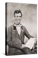 Abraham Lincoln, 1809 – 1865, Seen Here in 1854-null-Stretched Canvas