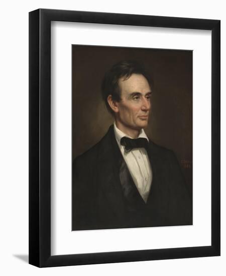 Abraham Lincoln, 1860-George Peter Alexander Healy-Framed Art Print