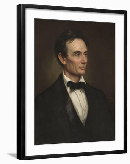 Abraham Lincoln, 1860-George Peter Alexander Healy-Framed Art Print