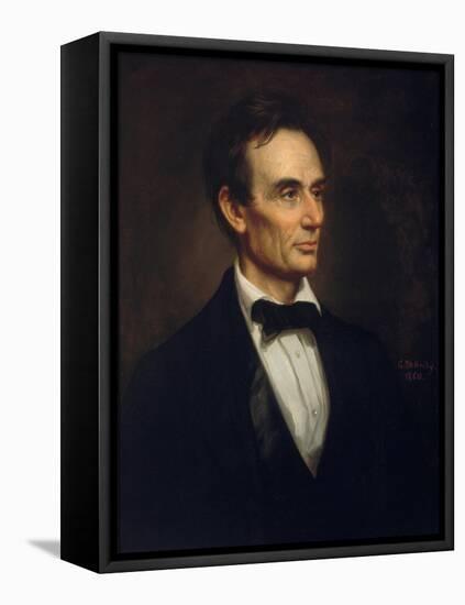 Abraham Lincoln, 1860-George Peter Alexander Healy-Framed Stretched Canvas