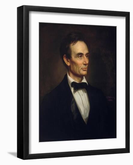 Abraham Lincoln, 1860-George Peter Alexander Healy-Framed Giclee Print