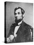 Abraham Lincoln, 1861-Mathew Brady-Stretched Canvas