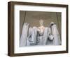 Abraham Lincoln, 1914-20 (View from Foot of the Chair)-Daniel Chester French-Framed Giclee Print