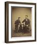 Abraham Lincoln and his son Thomas , 1865-Alexander Gardner-Framed Photographic Print