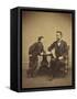 Abraham Lincoln and his son Thomas , 1865-Alexander Gardner-Framed Stretched Canvas