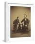 Abraham Lincoln and his son Thomas , 1865-Alexander Gardner-Framed Photographic Print