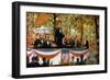 Abraham Lincoln and Stephen A. Douglas Debating at Charleston, Illinois, 18th September 1858-Robert Marshall Root-Framed Giclee Print