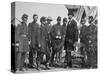 Abraham Lincoln at Antietam during Civil War-null-Stretched Canvas