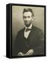 Abraham Lincoln by Alexander Gardner-null-Framed Stretched Canvas