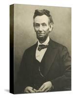 Abraham Lincoln by Alexander Gardner-null-Stretched Canvas