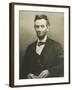 Abraham Lincoln by Alexander Gardner-null-Framed Photographic Print