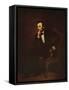 Abraham Lincoln by George Peter Alexander Healy-George Peter Alexander Healy-Framed Stretched Canvas