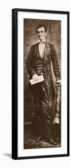 Abraham Lincoln, c.1860-null-Framed Premium Photographic Print