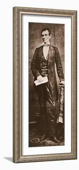 Abraham Lincoln, c.1860-null-Framed Photographic Print