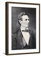 Abraham Lincoln, c.1860-Alexander Hesler-Framed Giclee Print