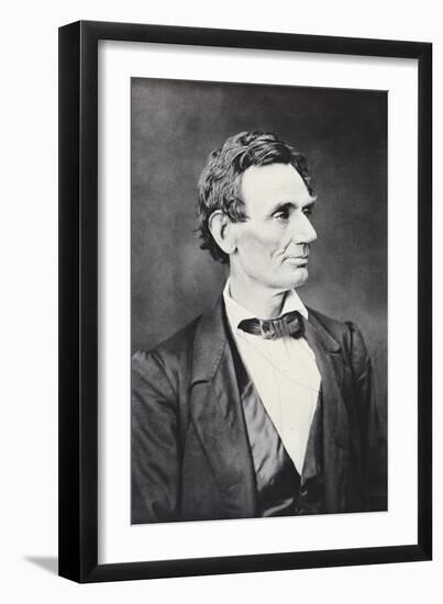 Abraham Lincoln, c.1860-Alexander Hesler-Framed Giclee Print