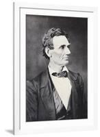 Abraham Lincoln, c.1860-Alexander Hesler-Framed Giclee Print