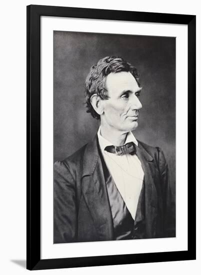 Abraham Lincoln, c.1860-Alexander Hesler-Framed Giclee Print