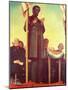 Abraham Lincoln Delivering the Gettysburg Address-Norman Rockwell-Mounted Giclee Print