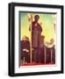 Abraham Lincoln Delivering the Gettysburg Address-Norman Rockwell-Framed Giclee Print