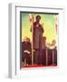 Abraham Lincoln Delivering the Gettysburg Address-Norman Rockwell-Framed Giclee Print