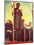 Abraham Lincoln Delivering the Gettysburg Address-Norman Rockwell-Mounted Giclee Print