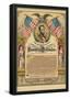 Abraham Lincoln Emancipation Proclamation Historical Document Poster-null-Framed Poster