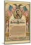 Abraham Lincoln Emancipation Proclamation Historical Document Poster-null-Mounted Poster