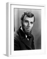 Abraham Lincoln, film biographique by D.W. Griffith with Walter Huston, 1930 (b/w photo)-null-Framed Photo