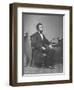 Abraham Lincoln, full-length portrait, seated, 1861-Alexander Gardner-Framed Photographic Print