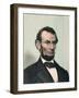 Abraham Lincoln, Hand Colored Lithography Published after Lincoln's Death in 1865-null-Framed Art Print
