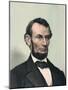 Abraham Lincoln, Hand Colored Lithography Published after Lincoln's Death in 1865-null-Mounted Art Print