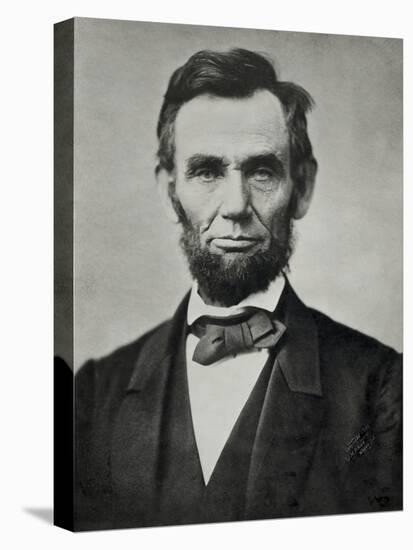 Abraham Lincoln, Head and Shoulders-null-Stretched Canvas