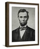 Abraham Lincoln, Head and Shoulders-null-Framed Photographic Print