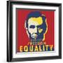 Abraham Lincoln: Honesty, Freedom, Equality-L^A^ Pop Art-Framed Giclee Print