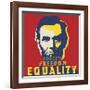 Abraham Lincoln: Honesty, Freedom, Equality-L^A^ Pop Art-Framed Giclee Print