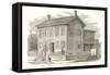 Abraham Lincoln House, Springfield, Illinois-null-Framed Stretched Canvas
