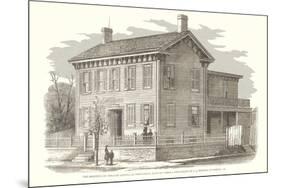 Abraham Lincoln House, Springfield, Illinois-null-Mounted Art Print