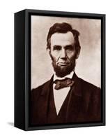 Abraham Lincoln in the Classic 1863 Portrait-null-Framed Stretched Canvas