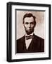 Abraham Lincoln in the Classic 1863 Portrait-null-Framed Art Print