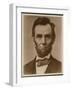 Abraham Lincoln in the Classic Portrait by Alexander Gardner of November 15, 1863-null-Framed Art Print