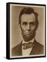 Abraham Lincoln in the Classic Portrait by Alexander Gardner of November 15, 1863-null-Framed Stretched Canvas