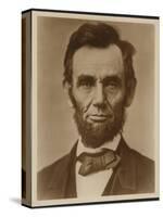 Abraham Lincoln in the Classic Portrait by Alexander Gardner of November 15, 1863-null-Stretched Canvas