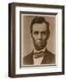 Abraham Lincoln in the Classic Portrait by Alexander Gardner of November 15, 1863-null-Framed Art Print