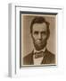 Abraham Lincoln in the Classic Portrait by Alexander Gardner of November 15, 1863-null-Framed Art Print